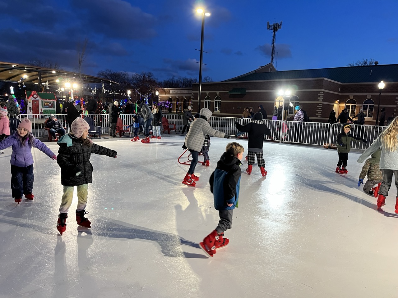 SYNTHETIC ICE SKATING